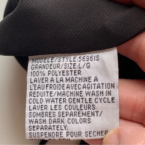 Vintage Black One-Shoulder Ruffled Camisole - Picture 9 of 12